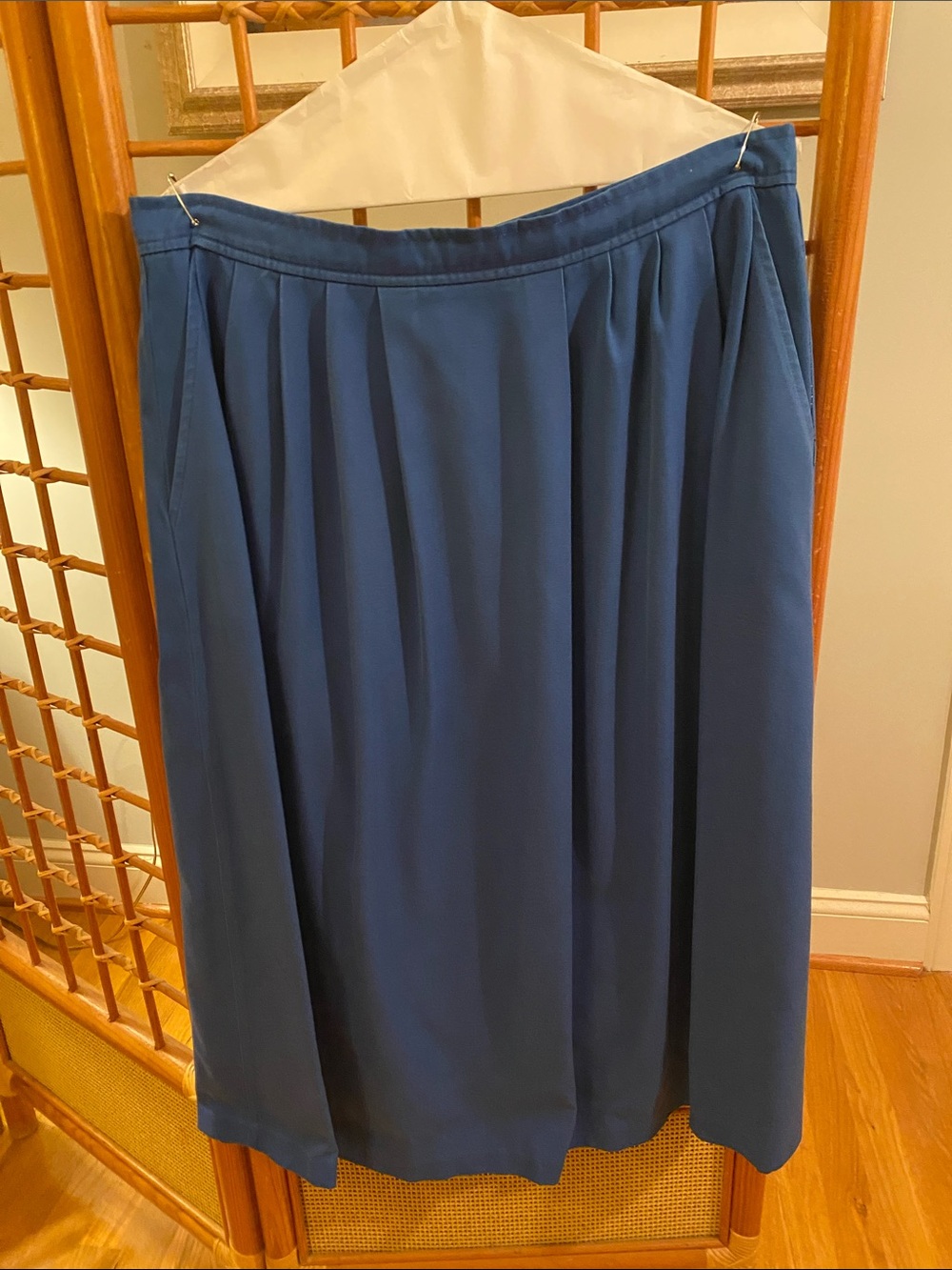 jcpenney Blue Midi Pleated Skirt